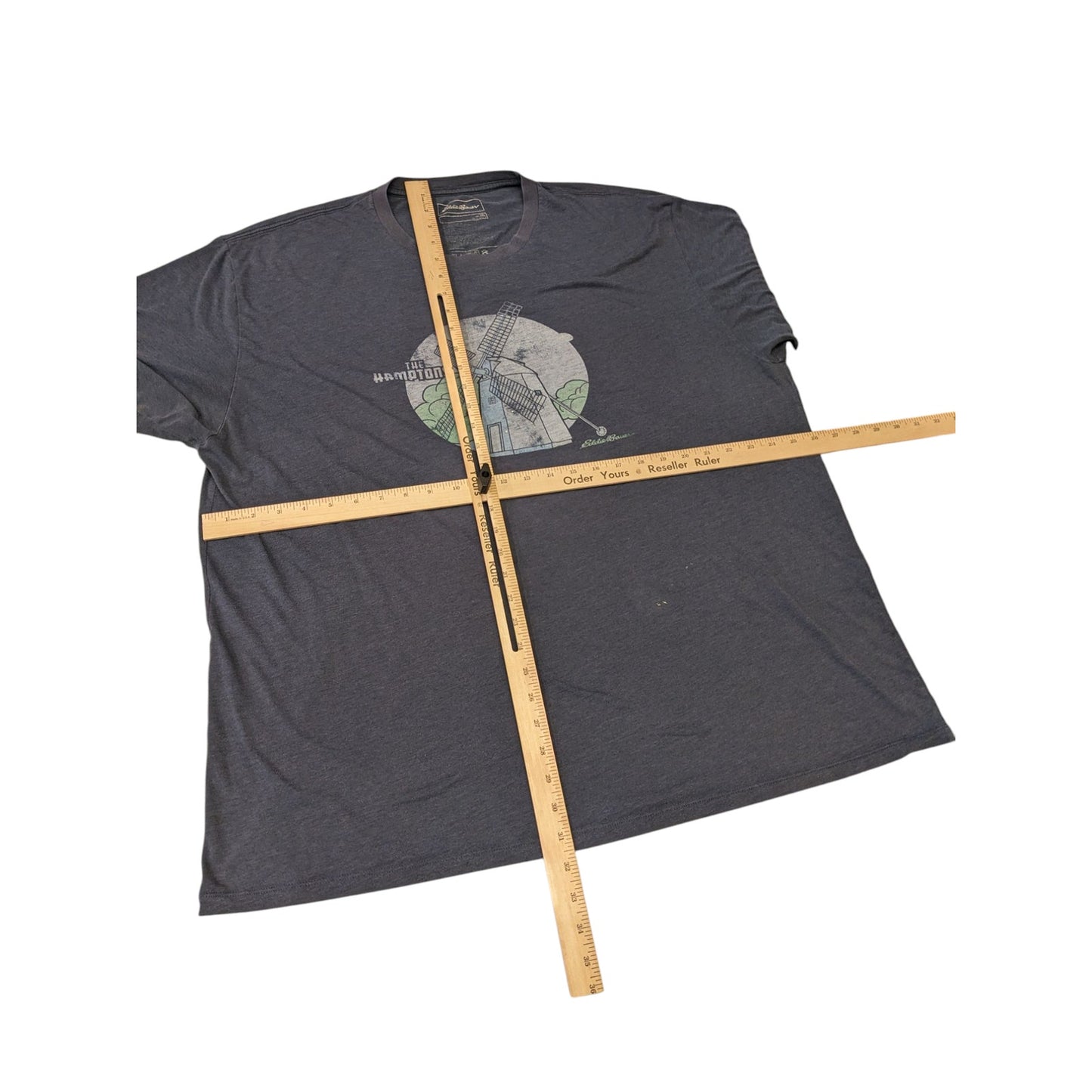Eddie Bauer Graphic Tee Mens 2XL Hamptons Windmill T Shirt Vintage Classic Fit