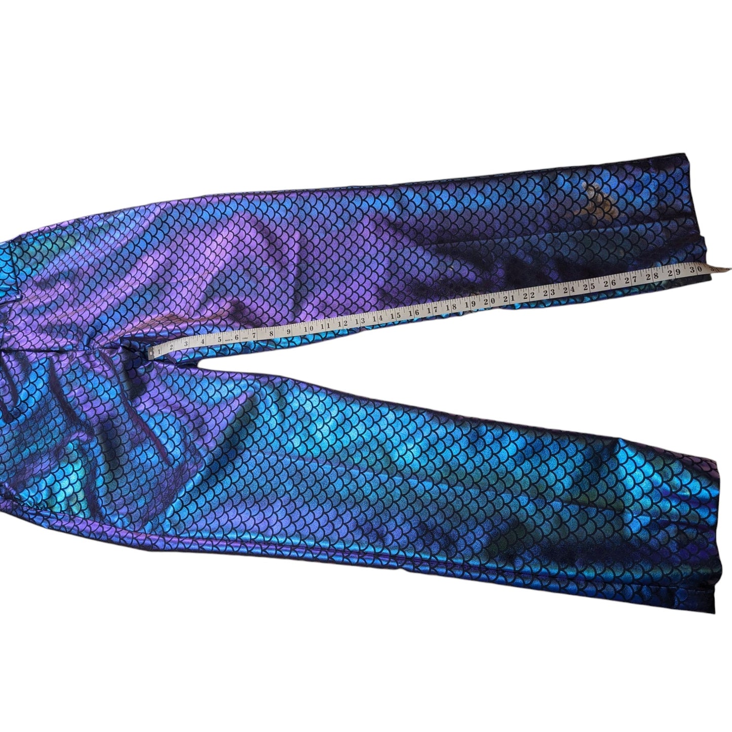 OPPOSUITS Pants Mens US 42 36x34 Mermaid Scale Purple Blue Party Costume Rave