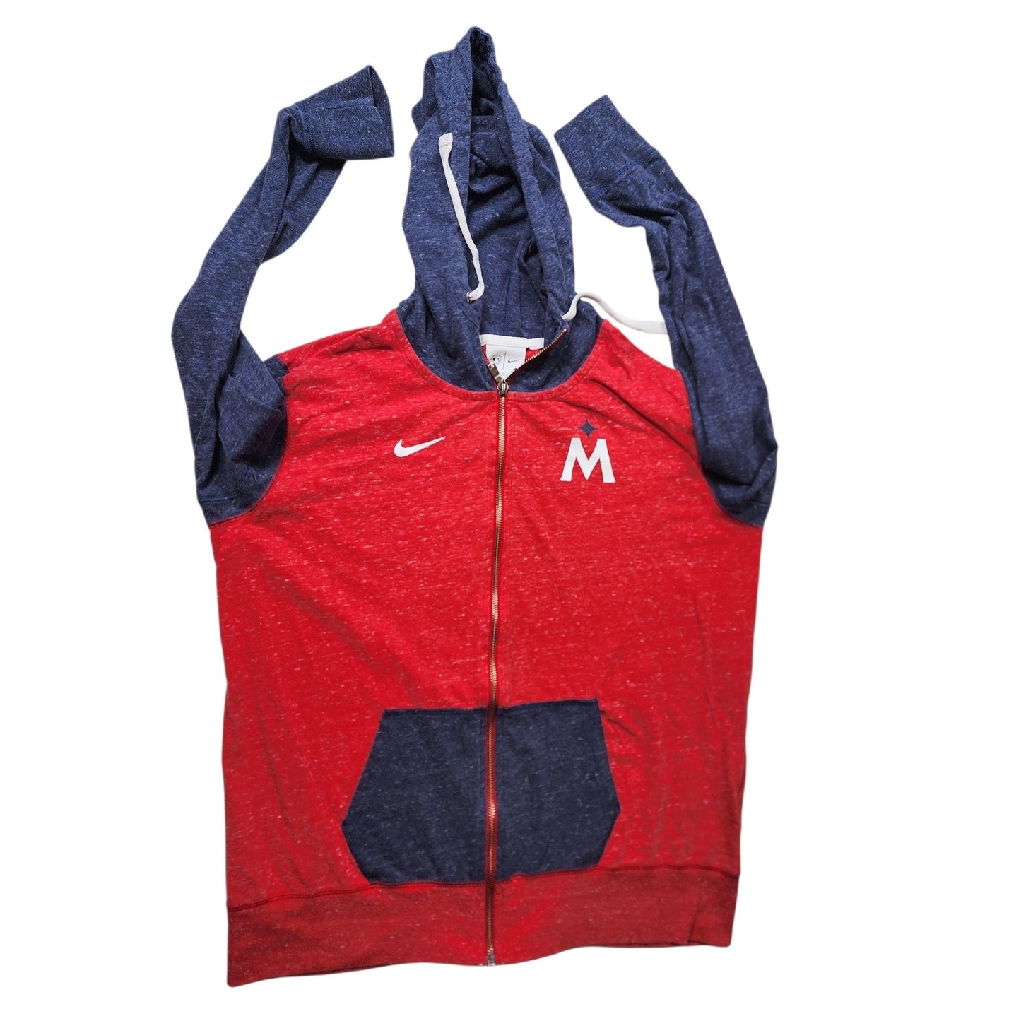 Nike Minnesota Twins Full Zip Hoodie Women Large MLB Lightweight Jacket Athletic