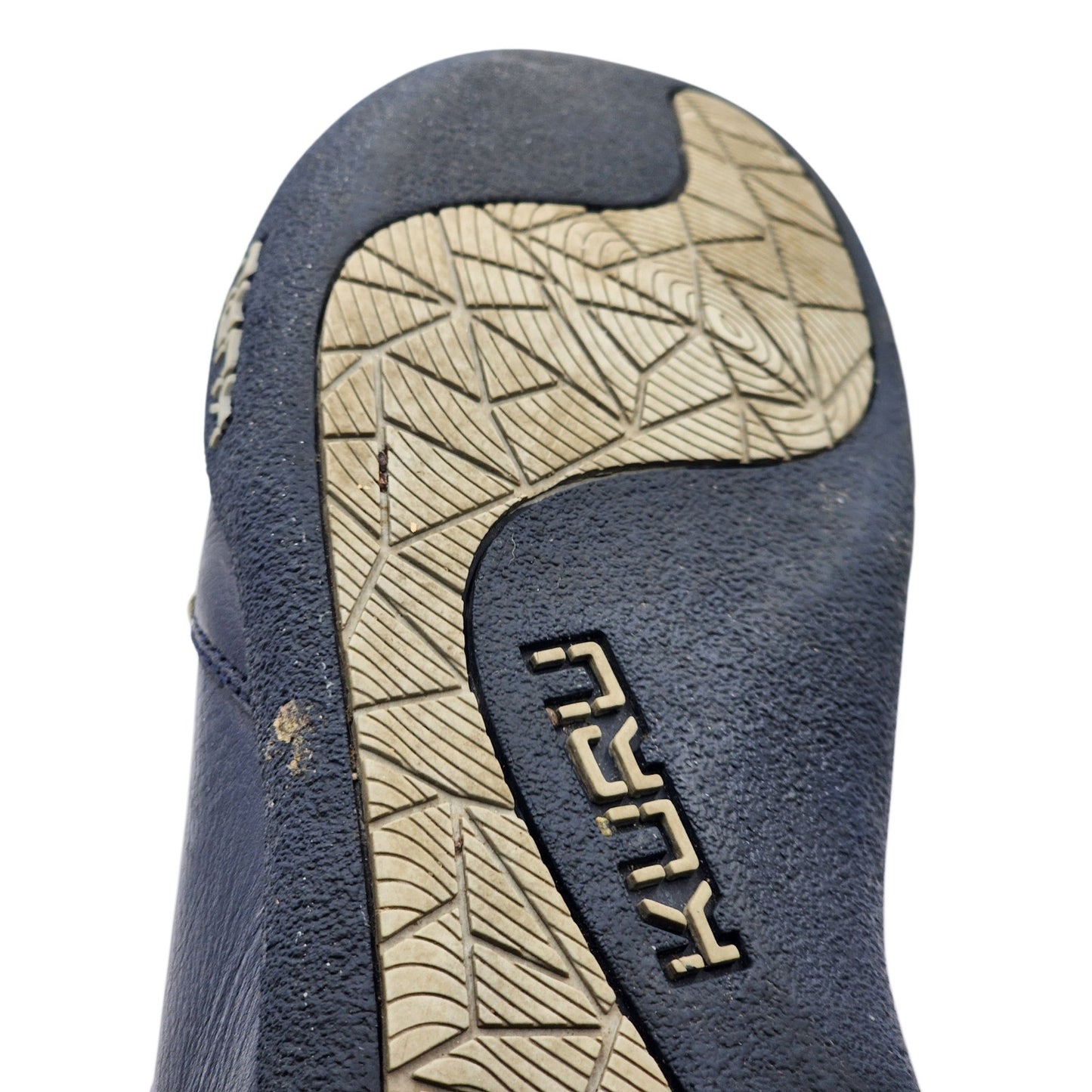 KURU Shoes Womens 11.5 Blue Leather Slip On Comfort Casual Walking Kivi Plantar