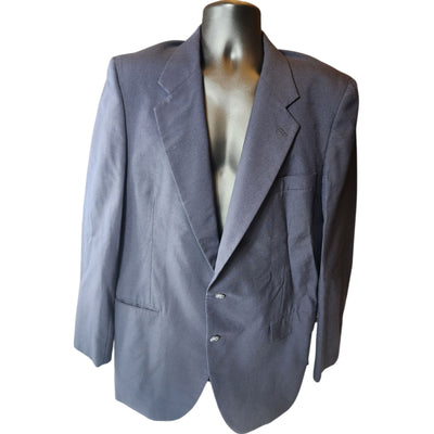 Staten Williams Sport Coat Boardroom Mens 46L Wool Blazer Classic Fit Two Button