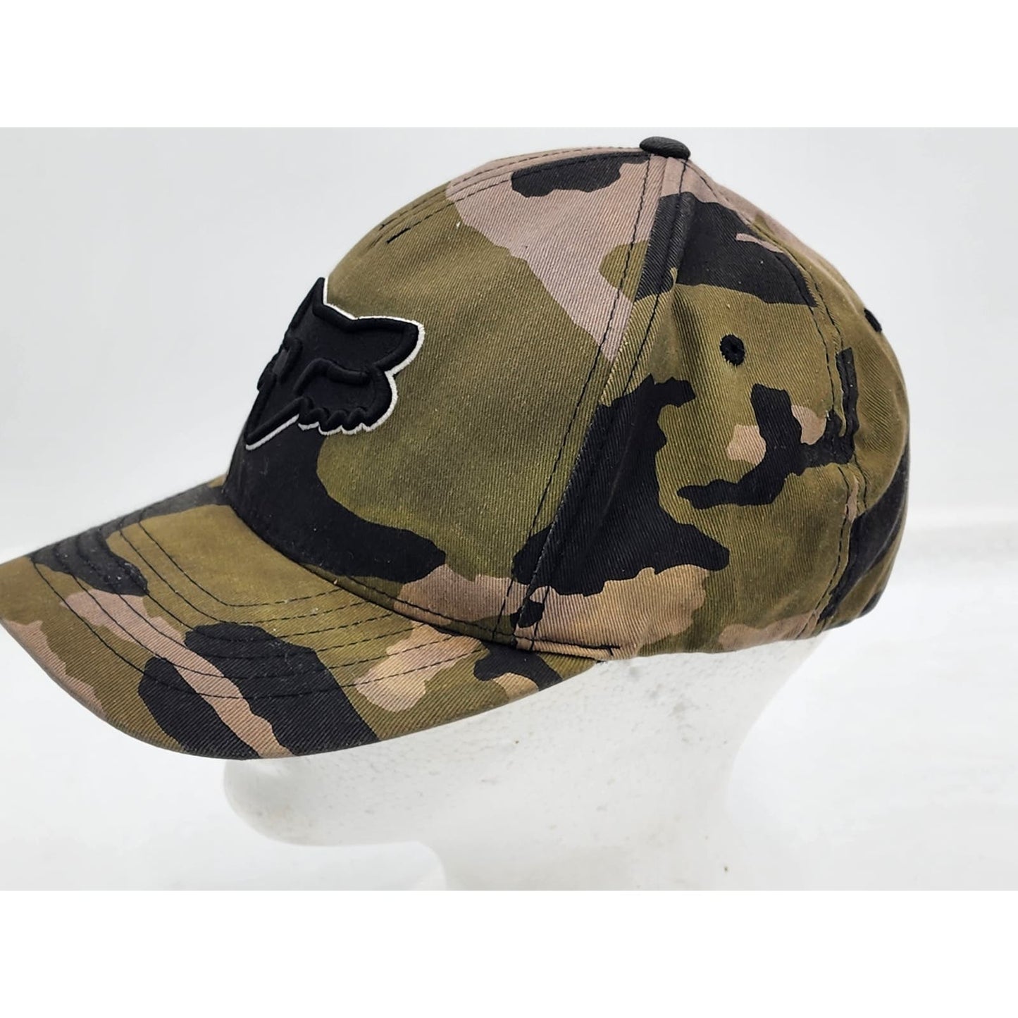 Fox Head Racing Hat Camo Baseball Cap Flexfit Small Medium