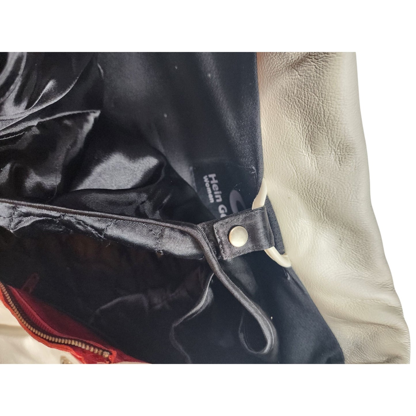 Hein Gericke Leather Motorcycle Jacket Size 14 Racing Quilted Lining Retro Biker