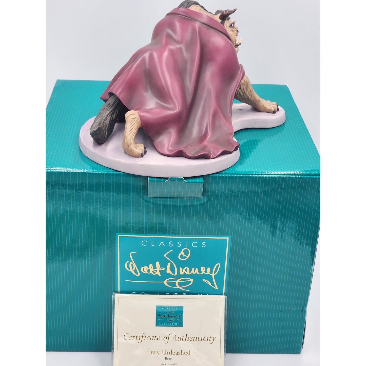 WDCC Beast Fury Unleashed Figurine Sculpture 2004 LE Beauty the Beast LE COA Box