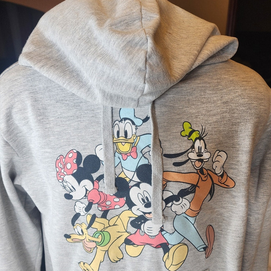 Disney Mickey Hoodie Youth XL Men S Women M Sweatshirt Minnie Donald Goofy Pluto