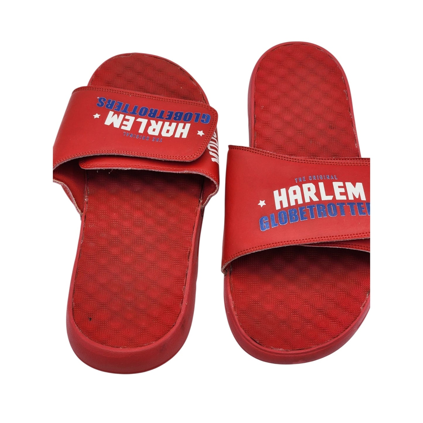 Harlem Globetrotters iSlide Sandals Men 14-15 Basketball Team #45 Rare 475433-11