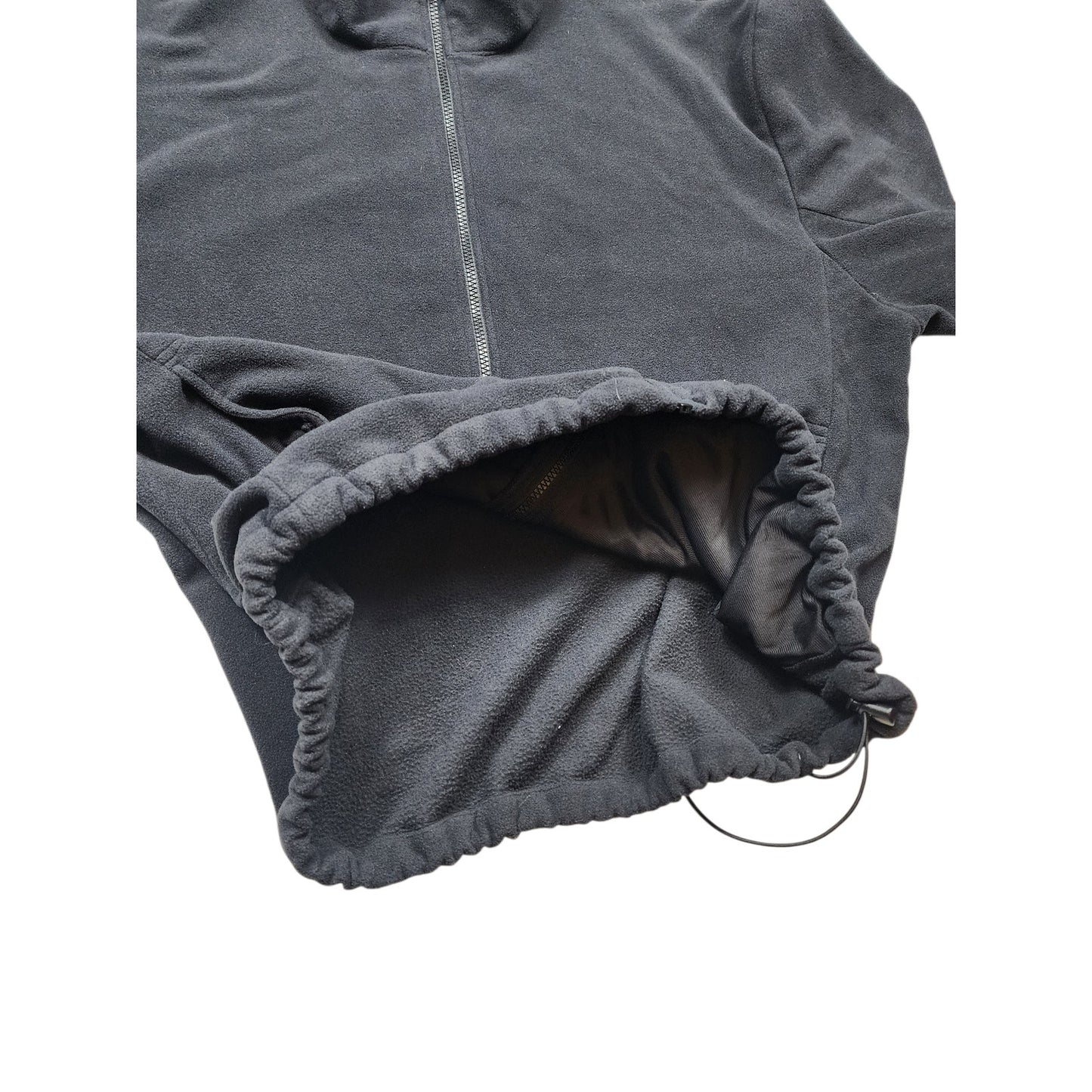 AGO All Game Outfitters Mens XL Full Zip Fleece Jacket Black Gorpcore Sweatshirt