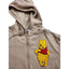 Disney Winnie the Pooh Fleece Hoodie Jacket Large Zip Up Freeze Embroidered Y2K