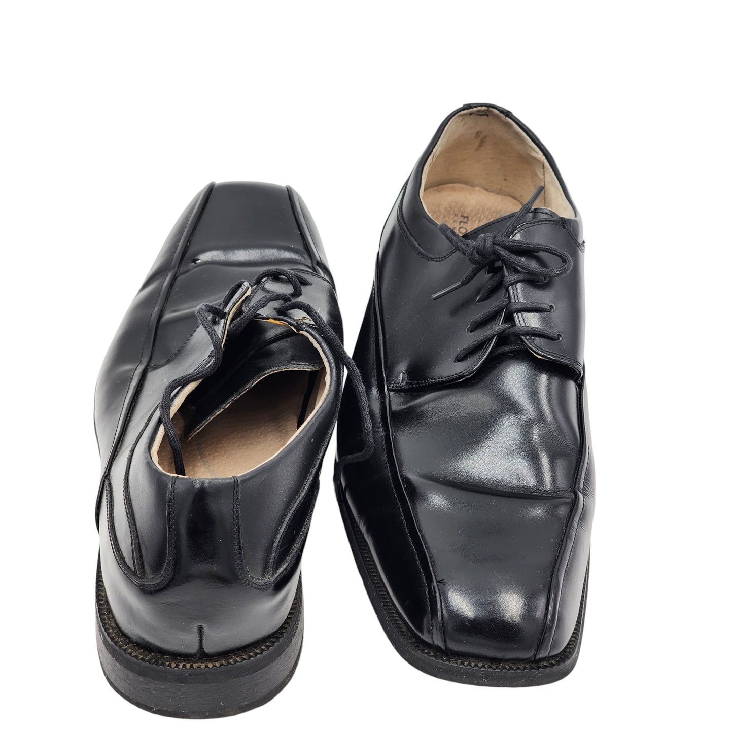 Florsheim Shoes Comfortech Mens 12D Dress Leather Square Toe Business 11256-001
