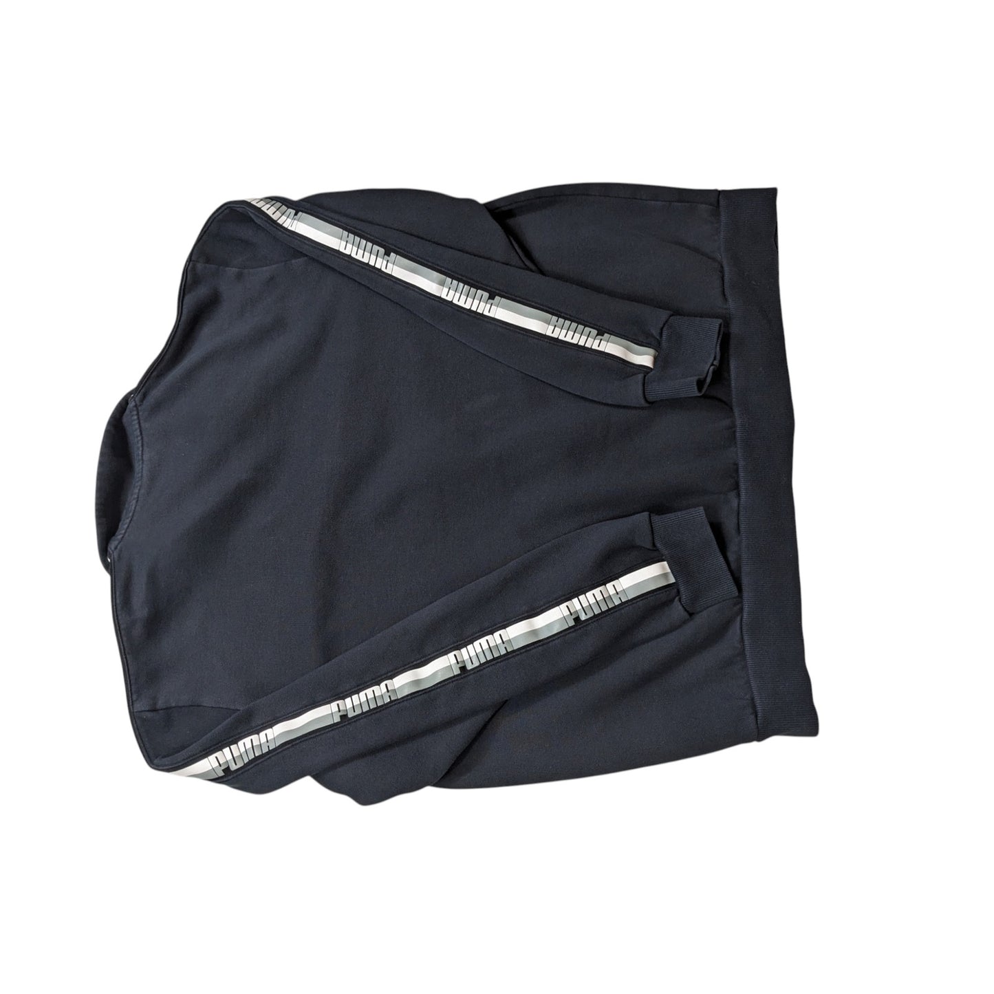 Puma Track Jacket Full Zip XL Athletic Training Gym Kangaroo Pockets 582288-01