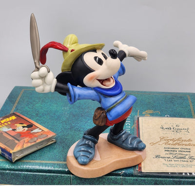 WDCC Mickey Mouse Brave Little Tailor I Let 'em Have It 1993 Members COA Box