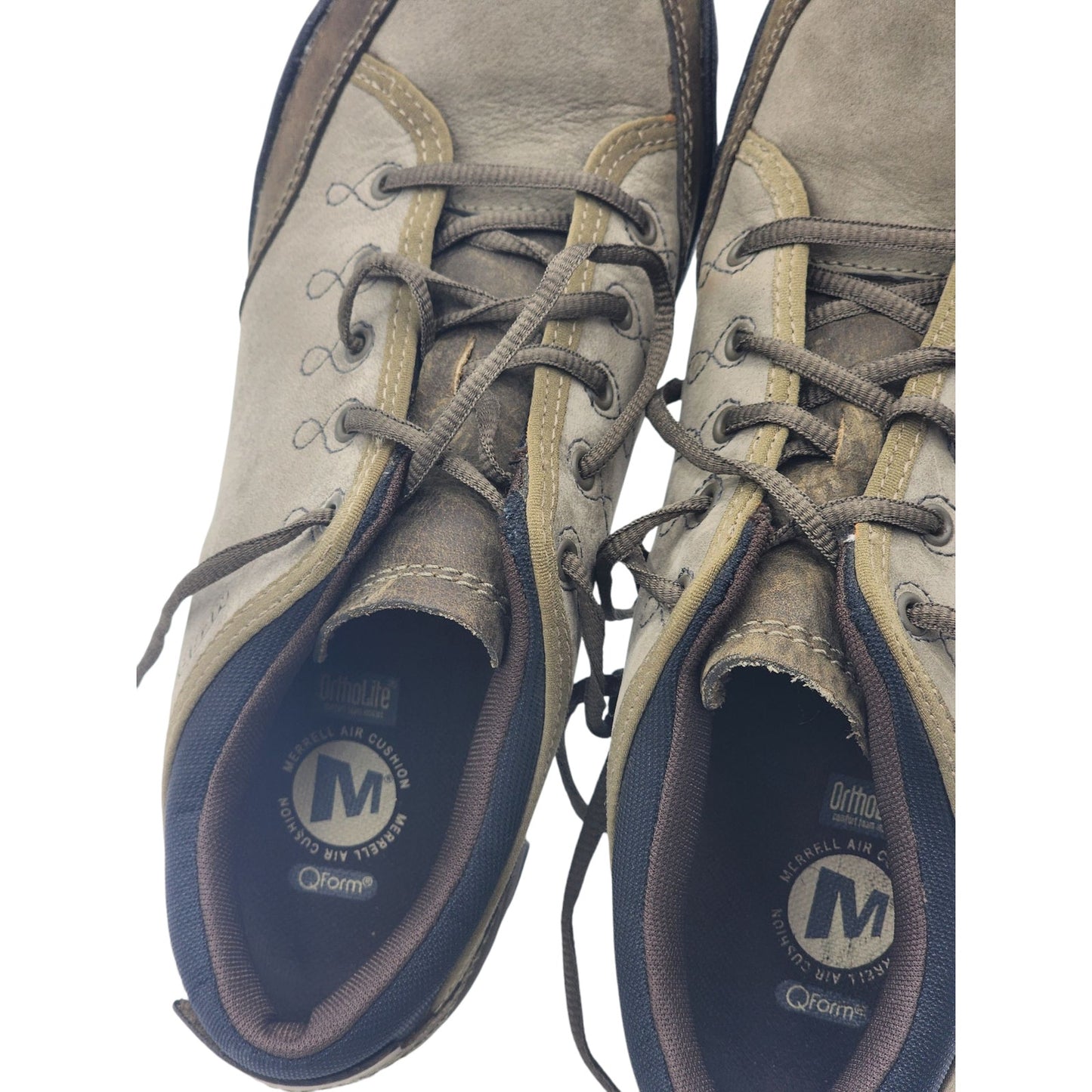 Merrell Hiking Shoes Womens 10 OrthoLite QForm Quartz Brindle Comfort Walking