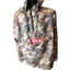 Carbon Savage Camo Pullover Windbreaker Hoodie Mens Large Womens XL Mesh Skater