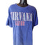 Nirvana Band T Shirt Mens 2XL Sliver Graphic Tee Grunge Distressed Vintage Style