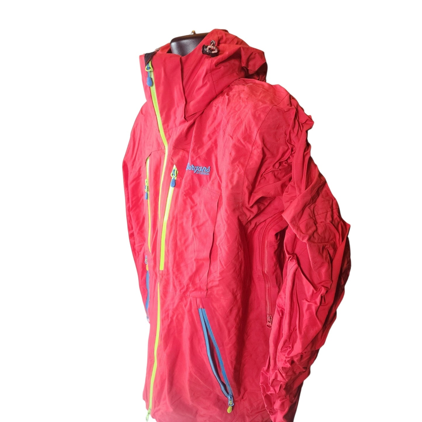 Bergans Norway Ski Jacket XL Tech Trolltind JKT 1130 RECCO Waterproof Gorpcore