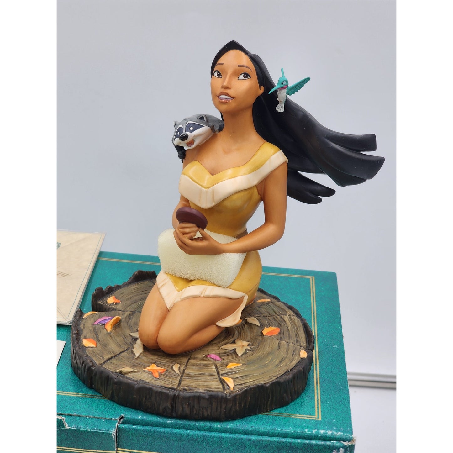 WDCC Pocahontas Tribute Listen With Your Heart Pre-Production Sample COA Box