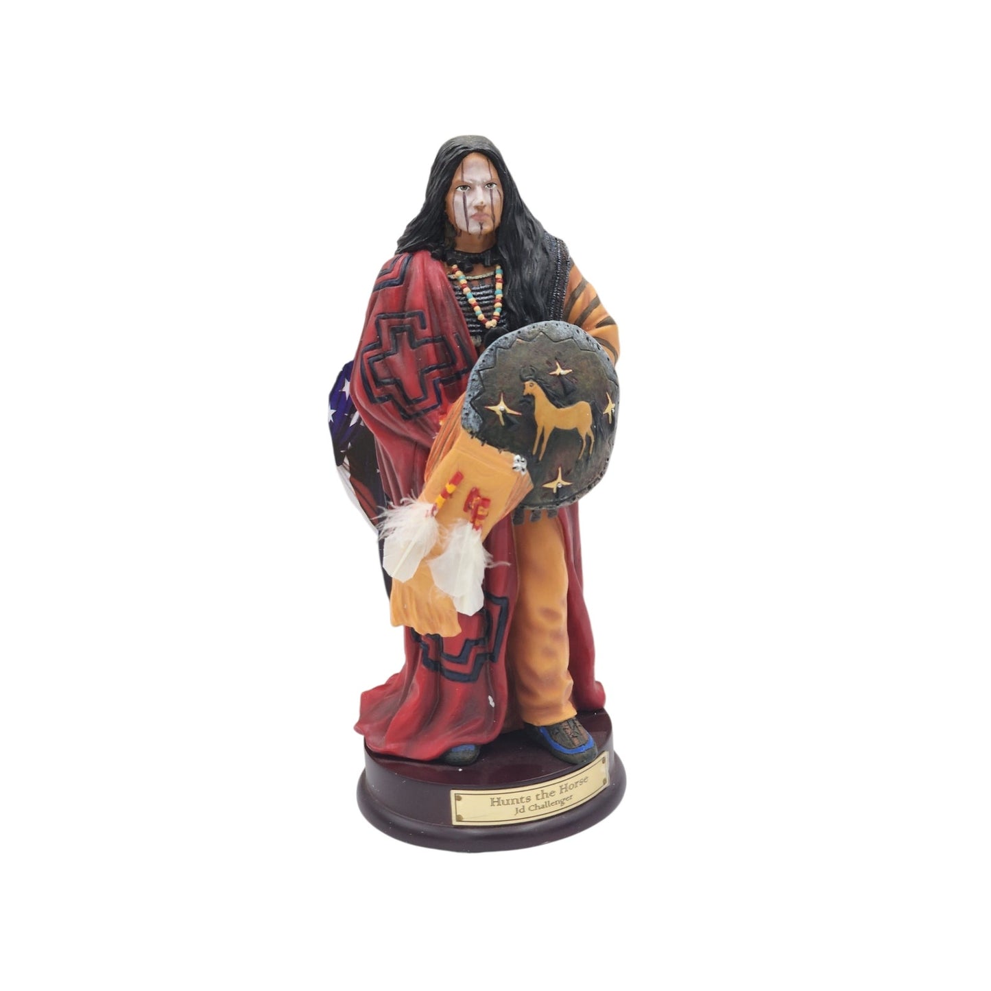 JD Challenger Figurine Hunts Horse Southwestern Style Limited Westland Box 15104