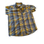 Simms Plaid Fishing Shirt Mens XL Yellow Short Sleeve Casual Outdoor Lightweight