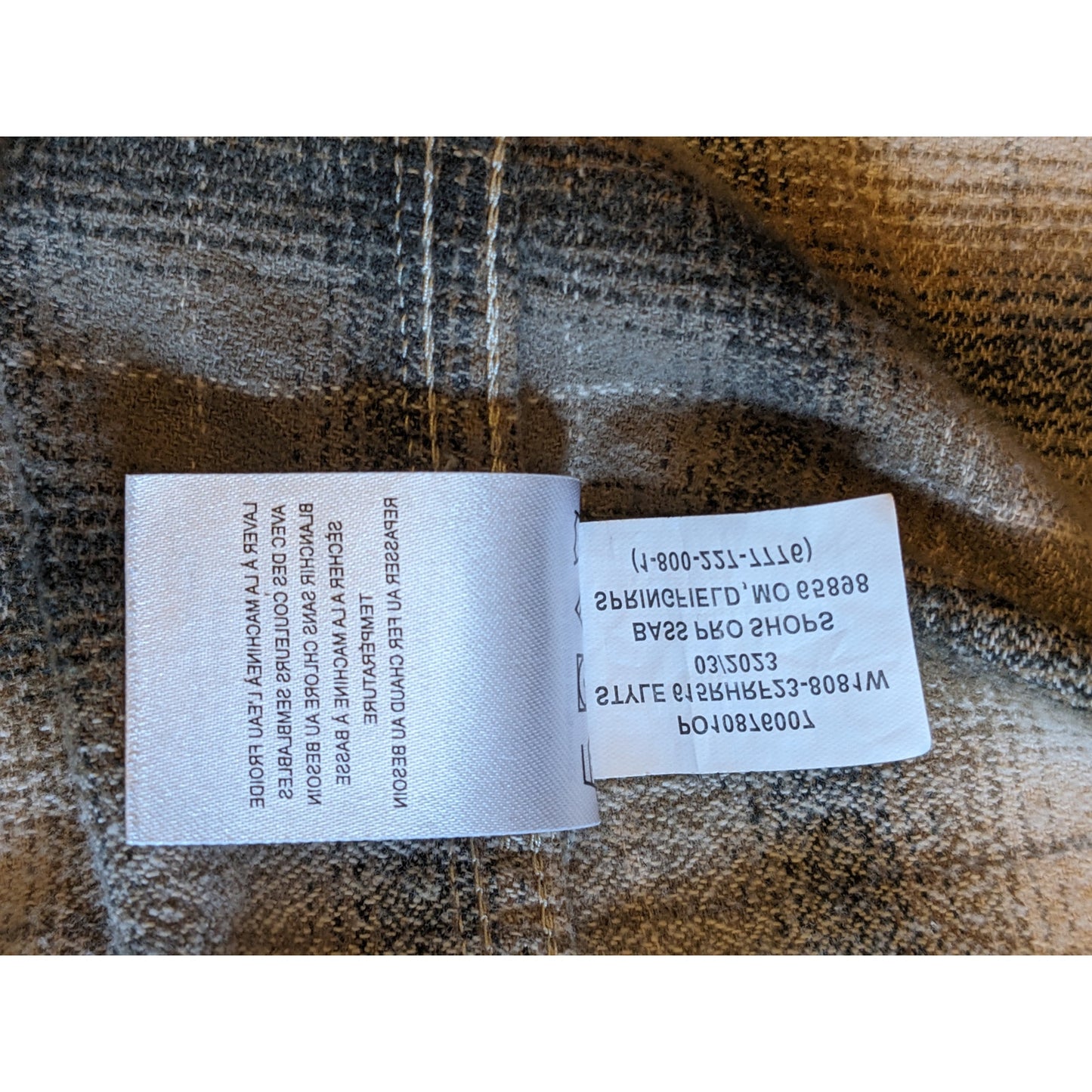 RedHead Ranch Flannel Shirt Mens 2XLT Plaid Long Sleeve Button Western Cowboy
