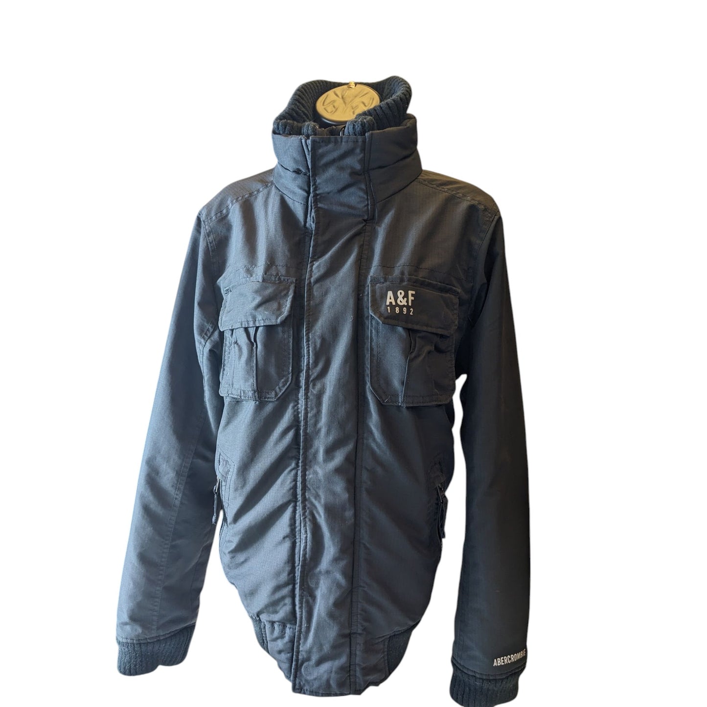 Abercrombie Fitch Bomber Jacket Womens Medium All Season Weather Warrior Coat