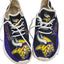 Minnesota Vikings Logo Design Sneakers Mens 7 Womens 9 40 EU Purple Sports Shoes
