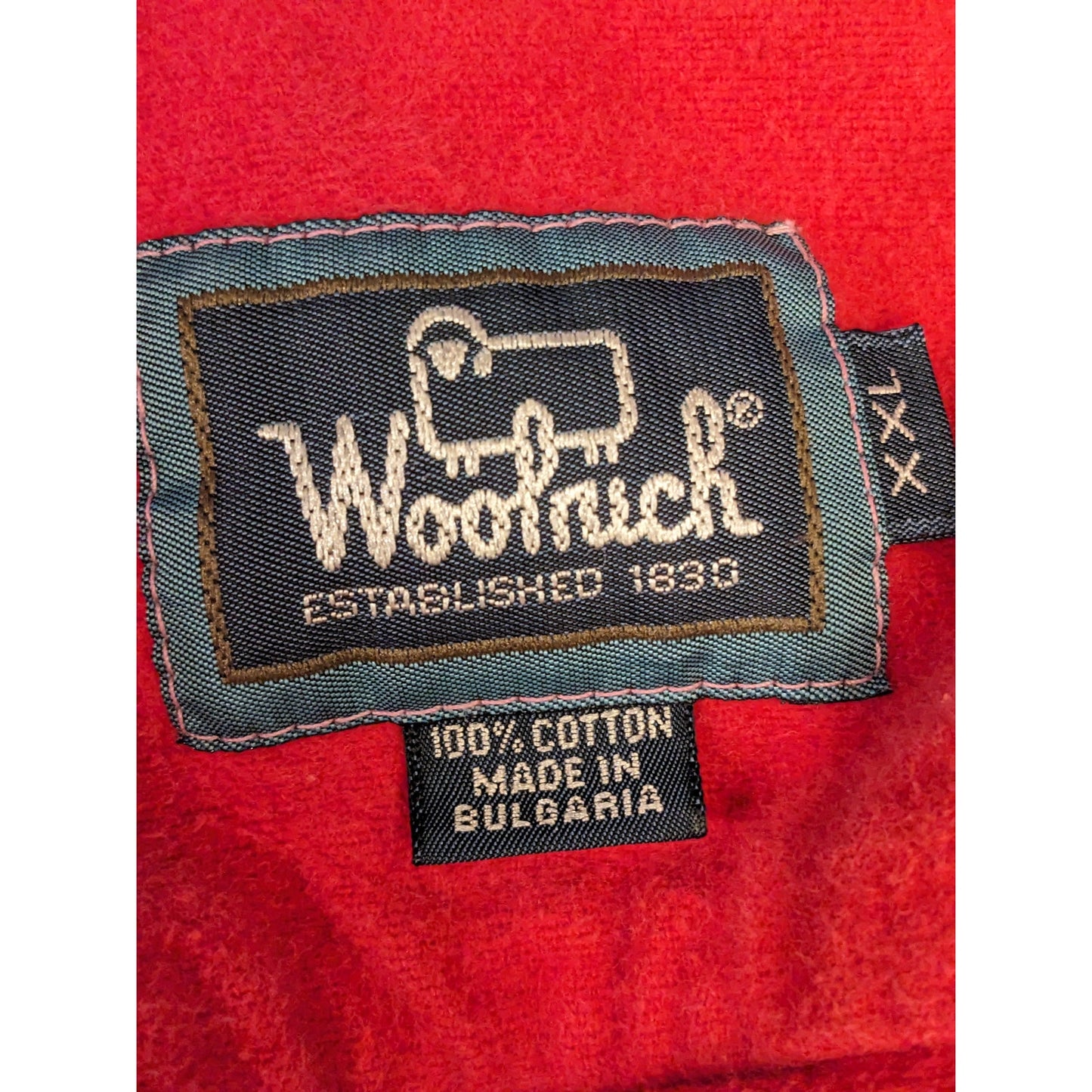 Woolrich Heavyweight Shirt Men 2XL Button Up Long Sleeve Outdoor Work Flannel