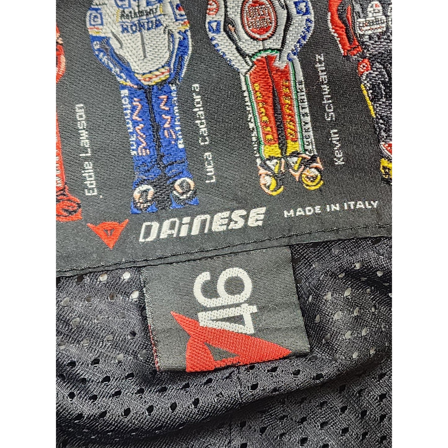 Dainese Jacket Small 46 Leather Motorcycle Drudi Racing Armor Italy MotoGP Devil