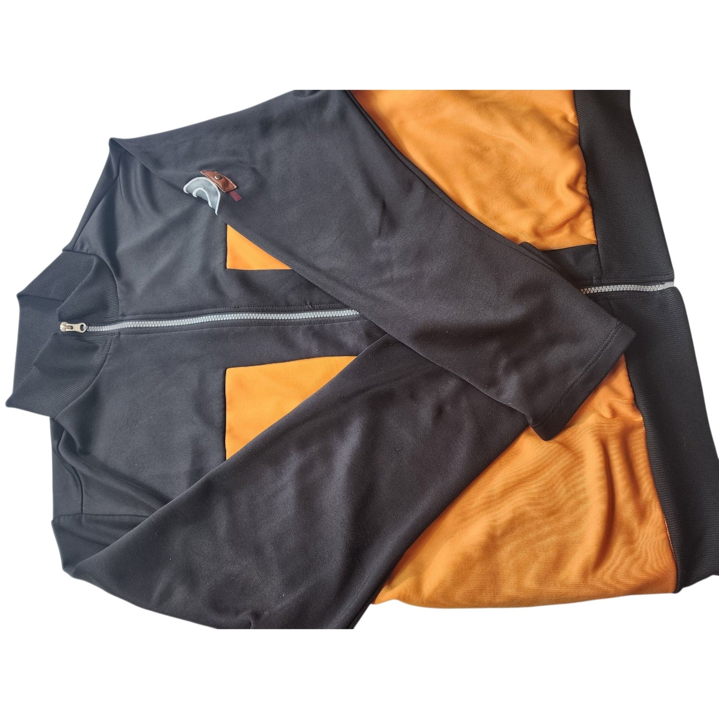 Naruto Shippuden Spirit Men XL Track Jacket Cosplay Anime Zip Logo Shonen Jump