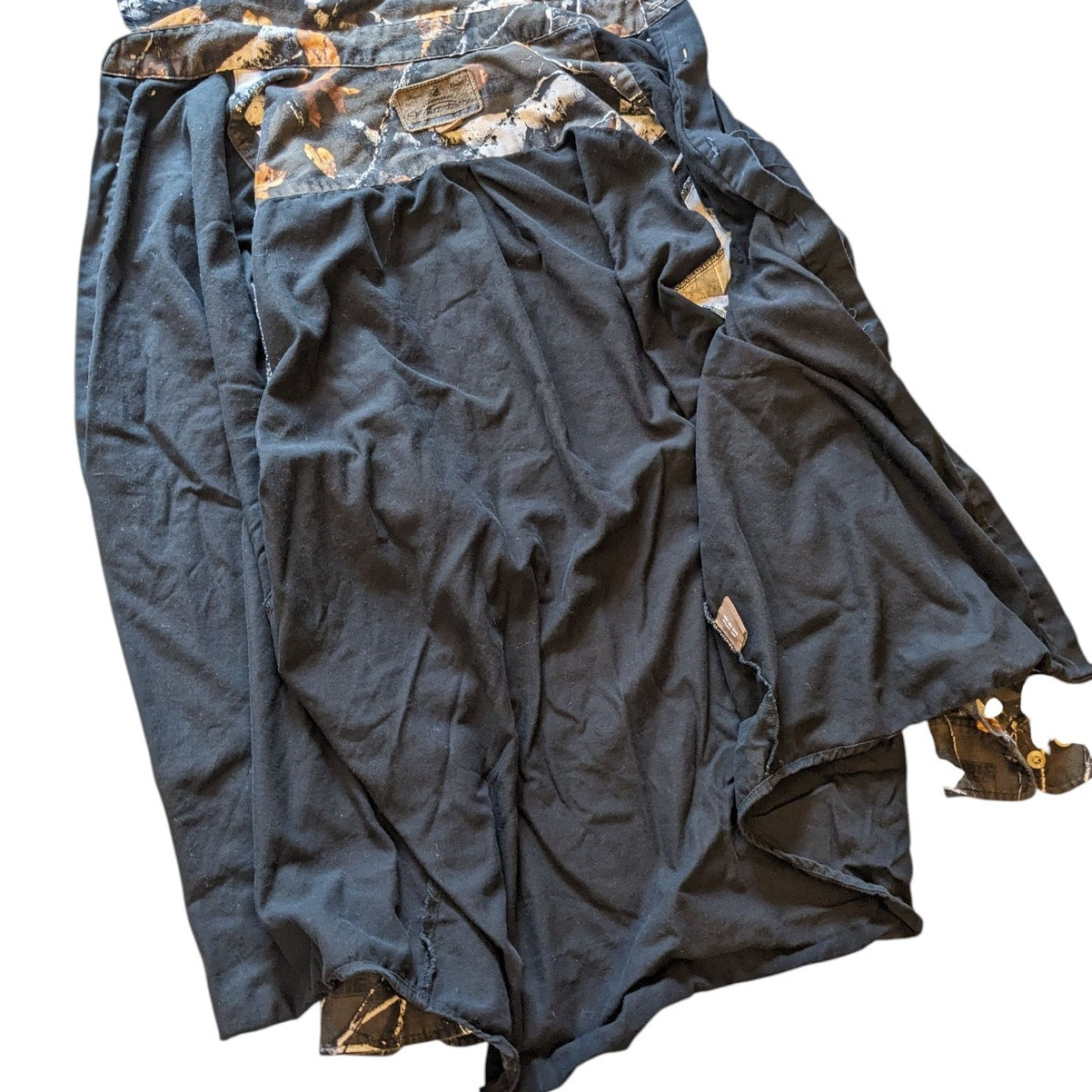 Legendary Whitetails Button Down Shirt Men 2XLT Camo Sleeves Long Sleeve Hunting