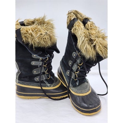 Sorel Boots Womens 7 Joan Of Arctic Waterproof Stylish Fashion Winter Shoes Fur
