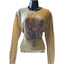 Def Leppard Pyromania Long Sleeve Thermal Top Womens Medium Band Graphic Shirt