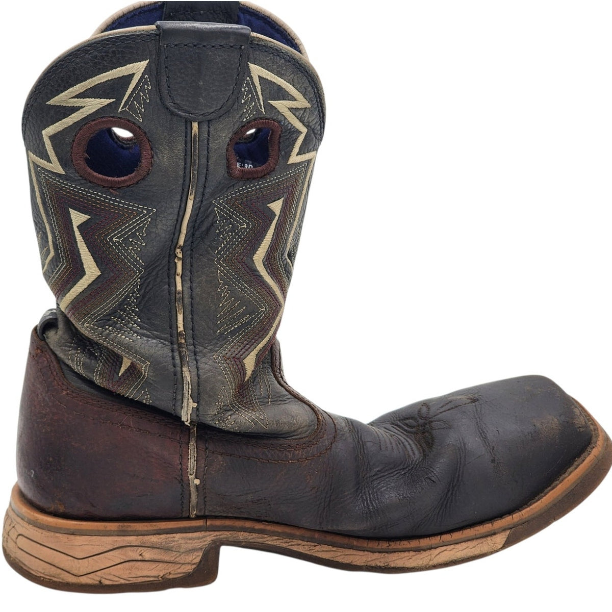 Tony Lama Boots Men 9D Waterproof Toe Leather Western Cowboy Safety Ranch TW3402