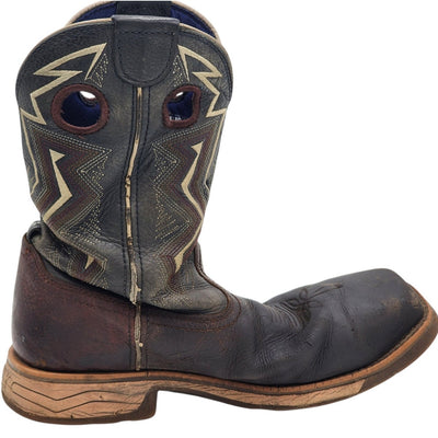 Tony Lama Boots Men 9D Waterproof Toe Leather Western Cowboy Safety Ranch TW3402
