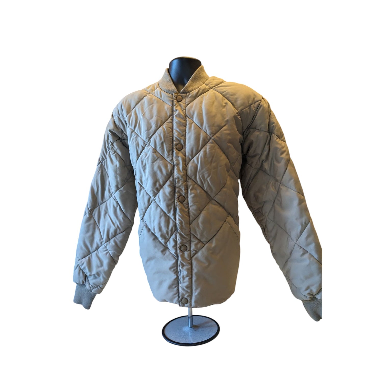 Cabelas Quilted Thinsulate Bomber Jacket Men Large Tall Goose Down Puffer Hiking
