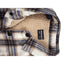 Buffalo David Bitton Mens Large Sherpa Lined Plaid Flannel Jacket Shirt Shacket