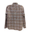 Wrangler Mens XL Brown Flannel Shirt Long Sleeve Button Down Plaid Workwear