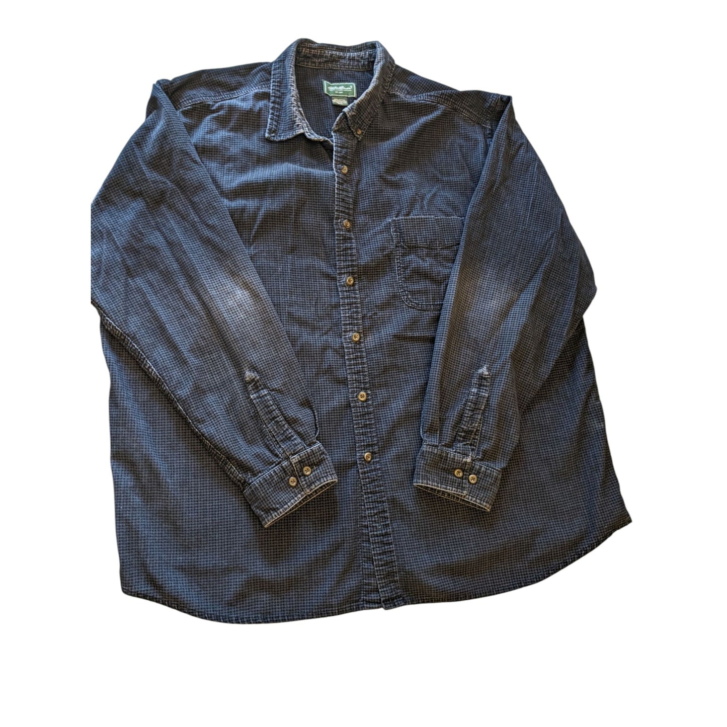 Eddie Bauer Flannel Shirt Men 3XLT Button Long Sleeve Casual Workwear Lumberjack