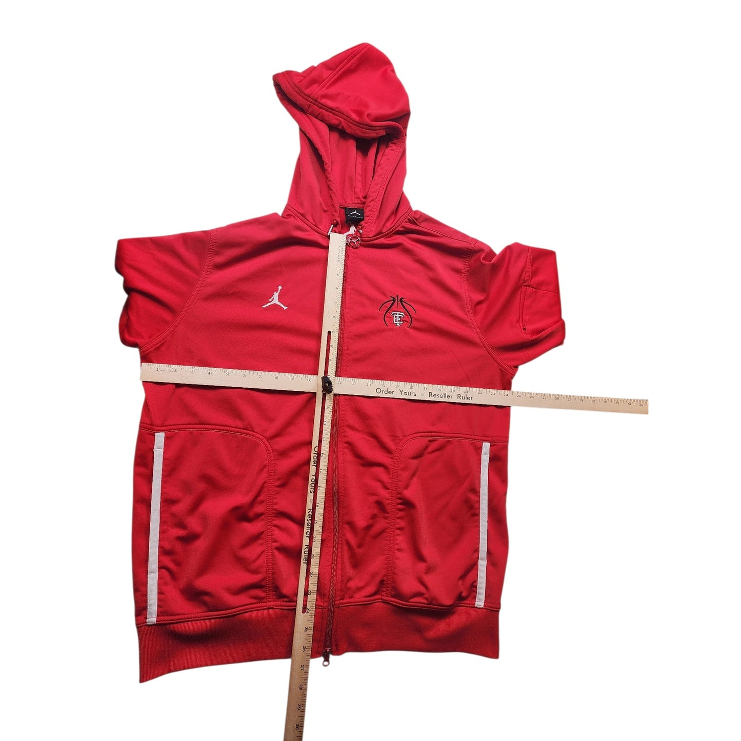 Nike Jordan Hoodie Mens Large Zip Basketball Logo Sweatshirt Athletic Jumpman