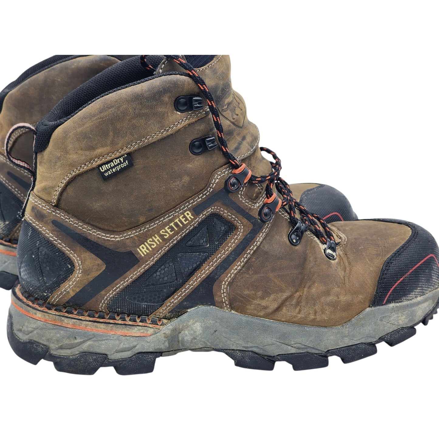 Irish Setter Boots Men 11.5 Work UltraDry Waterproof 83628 Leather Safety Hiking