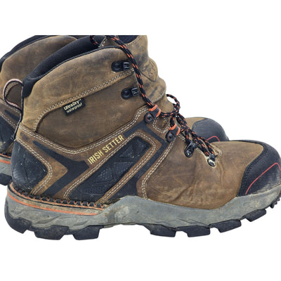 Irish Setter Boots Men 11.5 Work UltraDry Waterproof 83628 Leather Safety Hiking