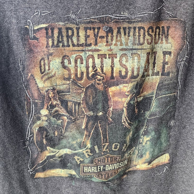 Harley Davidson T Shirt Mens XL Graphic Scottsdale Arizona Dragon Tee Biker Moto