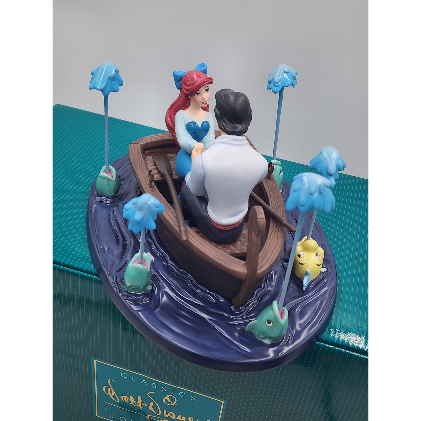 WDCC Little Mermaid Kiss the Girl Figurine Ariel Eric LE COA Box Vintage Disney