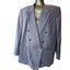 Bartolini Roma Sports Coat Men 48L Blazer Wool Double Breasted Italian