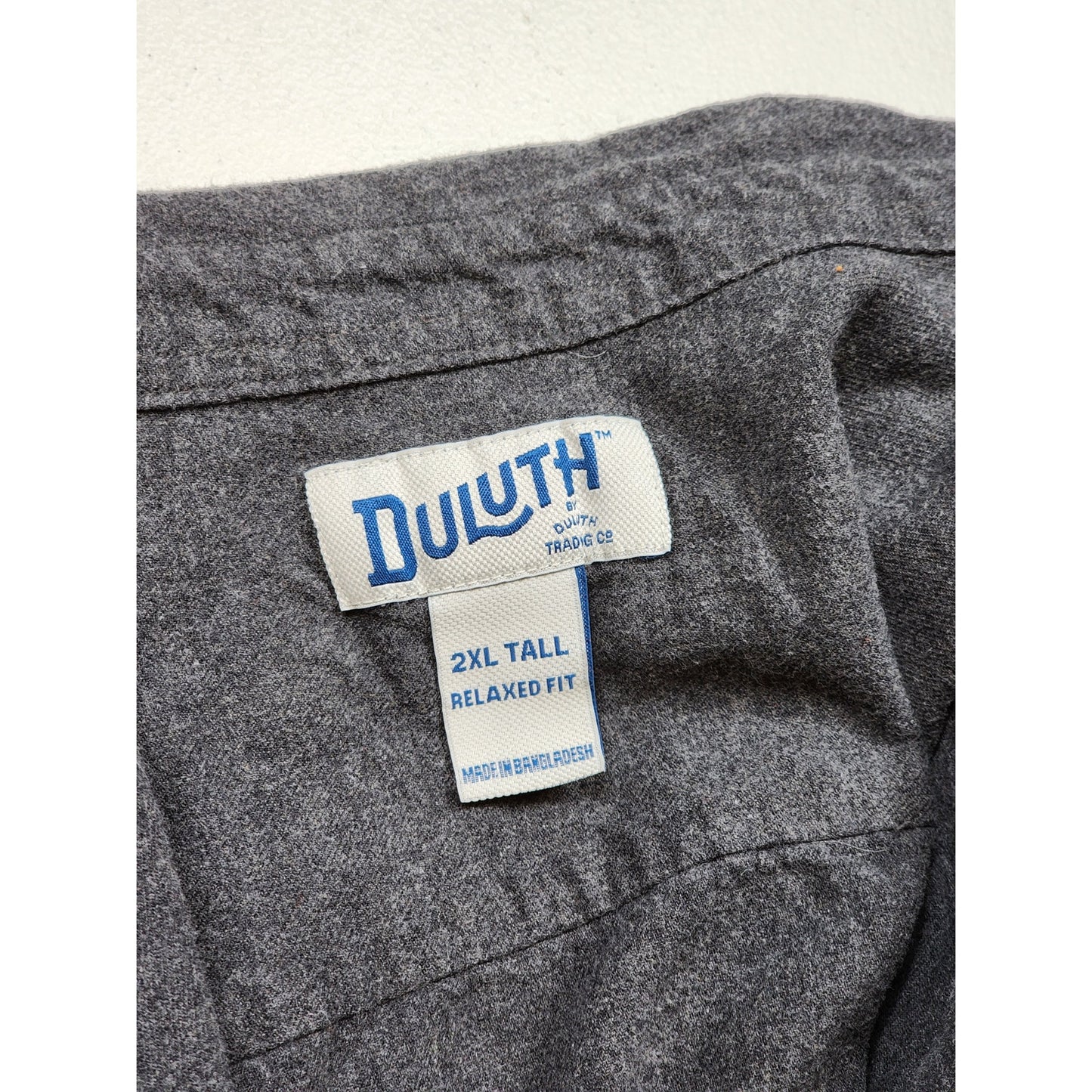 Duluth Trading Flannel Shirt 2XLT Tall Button Up Relaxed Long Sleeve Lumberjack