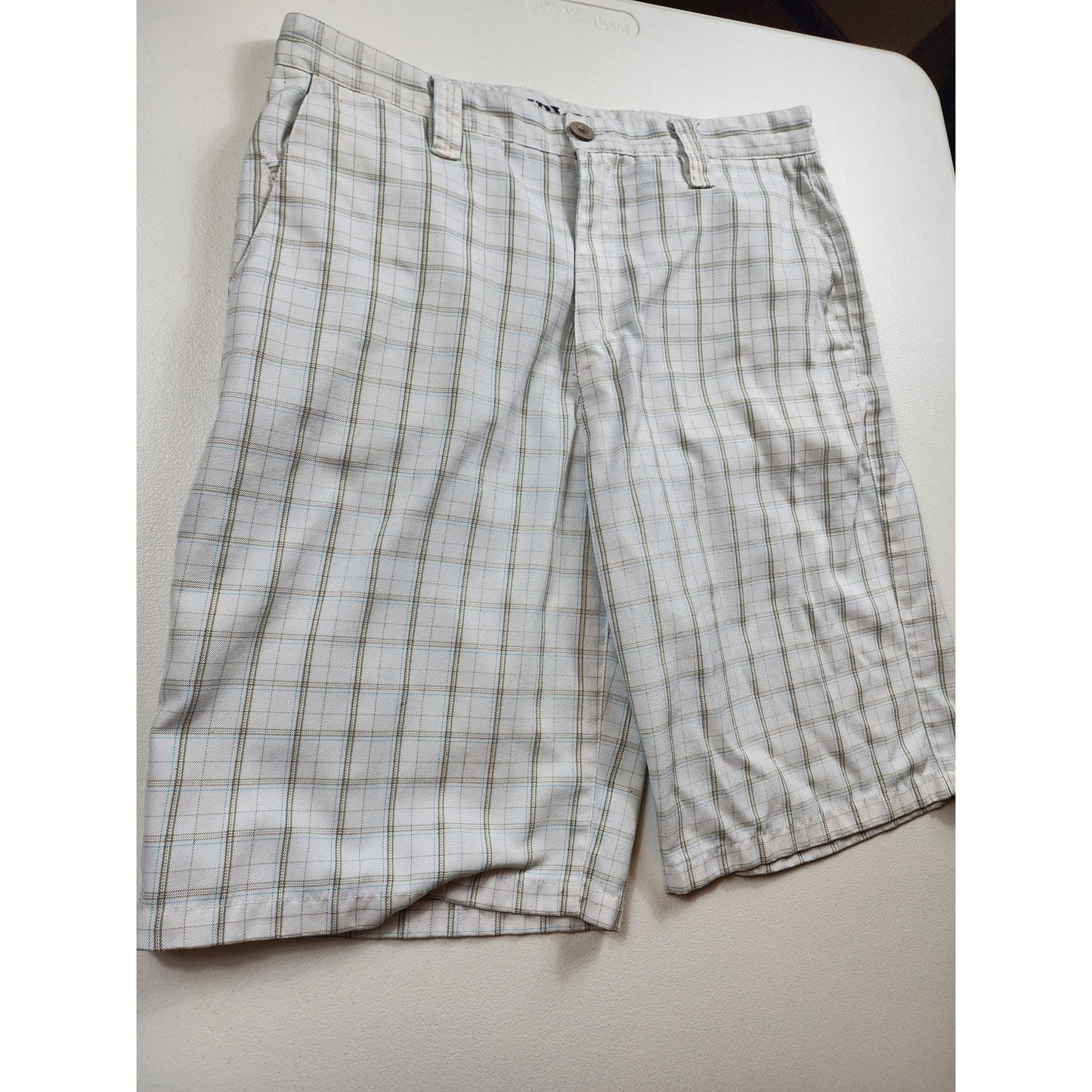 Empyre Plaid Shorts Mens Size 34 Checkered Casual Summer Wear Fashion Skater