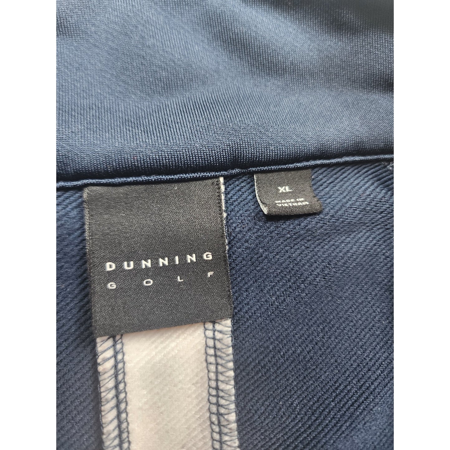 Dunning Golf Pullover Mens XL Zip Athletic Stretch Performance Jacket Sweatshirt