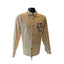 H&M Varsity Corduroy Shirt Jacket Mens Medium Snap Button Embroidered SF Tiger