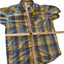 Simms Plaid Fishing Shirt Mens XL Yellow Short Sleeve Casual Outdoor Lightweight