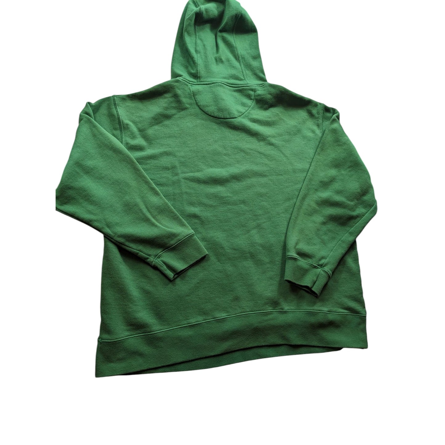 John Deere Hoodie Men XXL Green Pullover Sweatshirt Logo Graphic Kangaroo Pocket