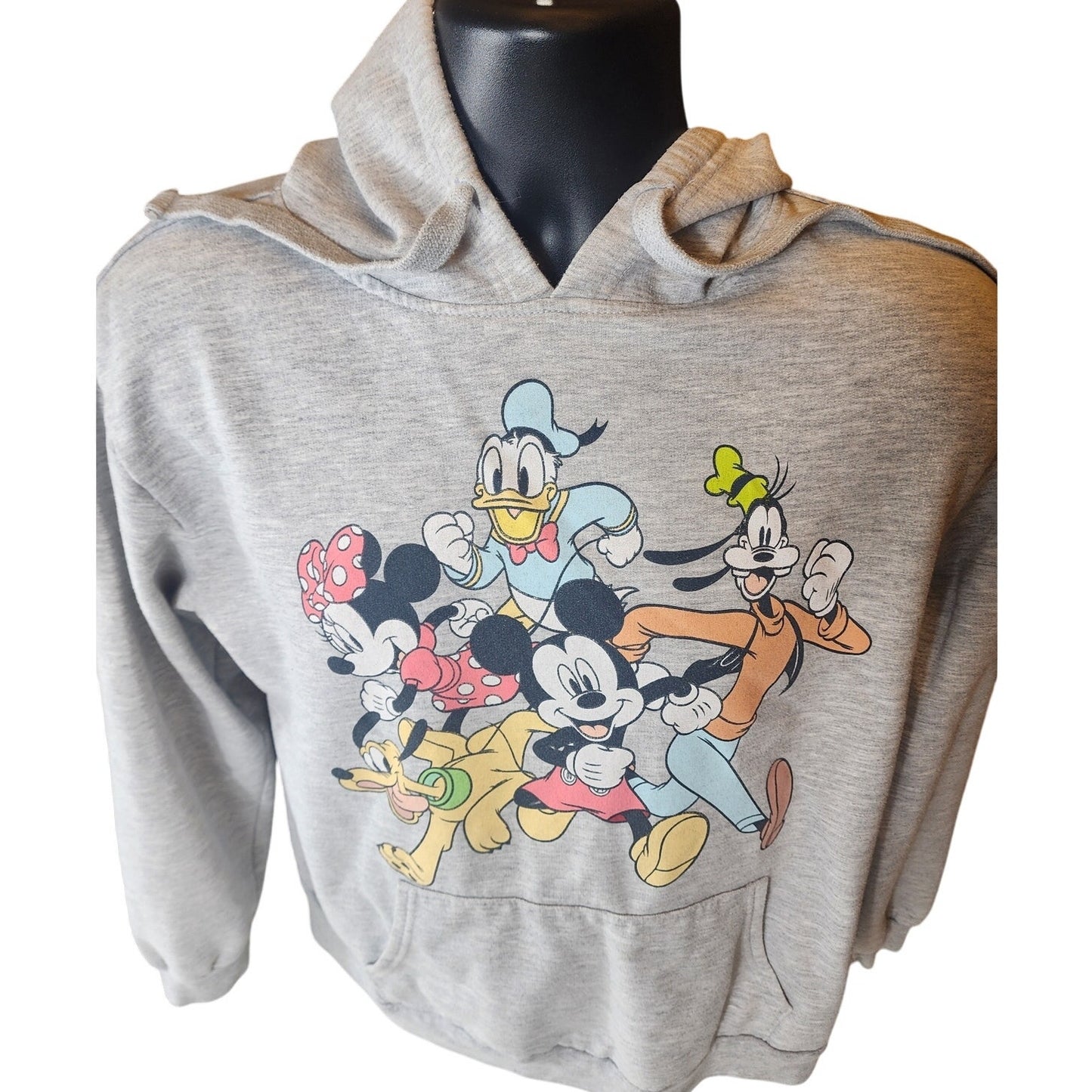 Disney Mickey Hoodie Youth XL Men S Women M Sweatshirt Minnie Donald Goofy Pluto